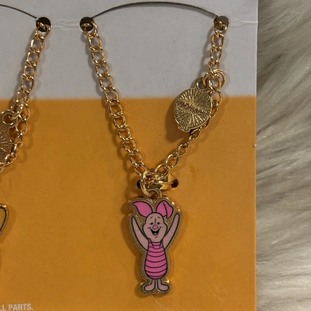 Disney Winnie The Pooh BFF Necklaces Set NEW
